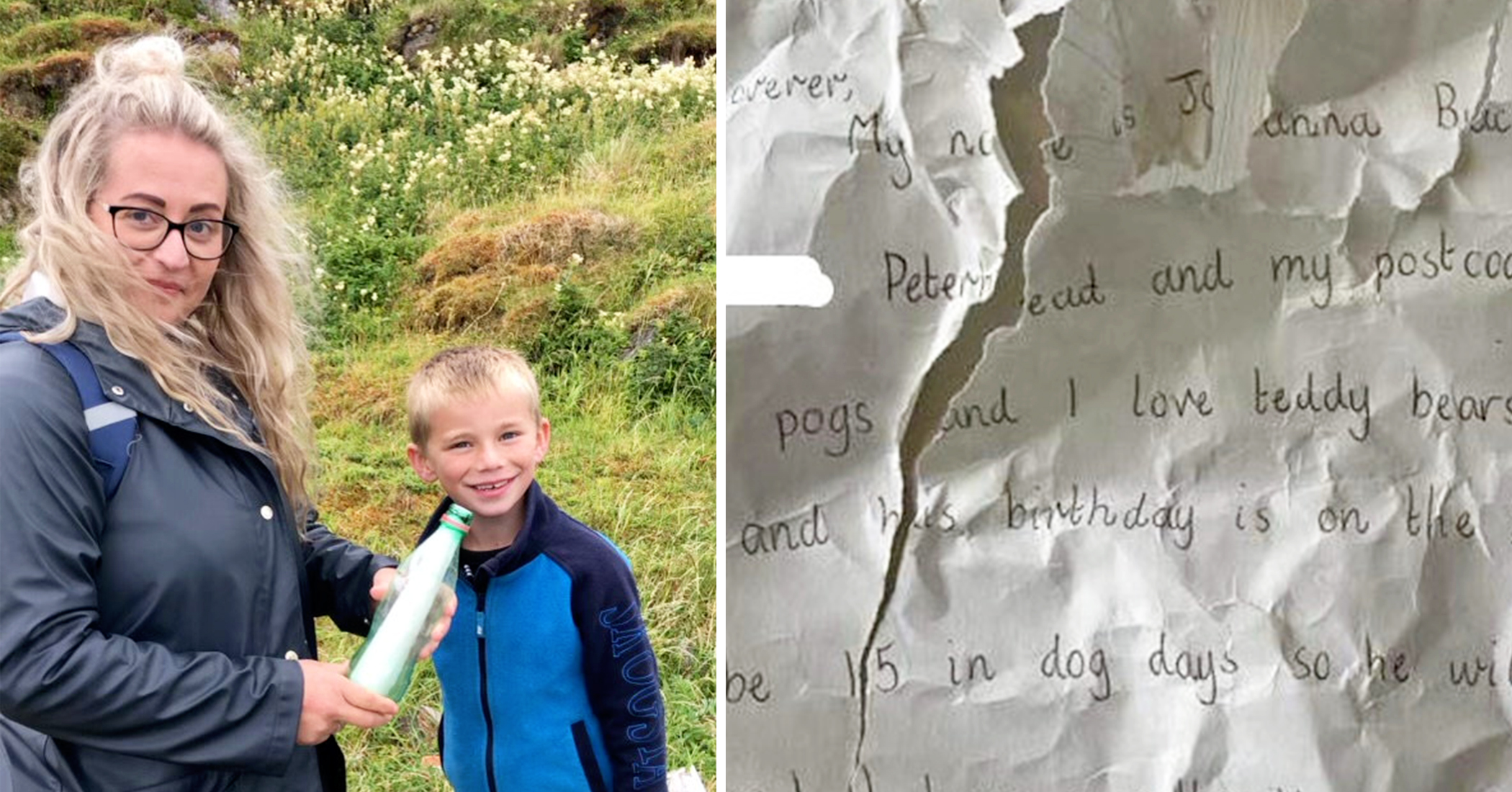 Letter in a Bottle Sent by a Primary School Girl 25 Years Ago Found Washed Up in Norway - Vimarsana News