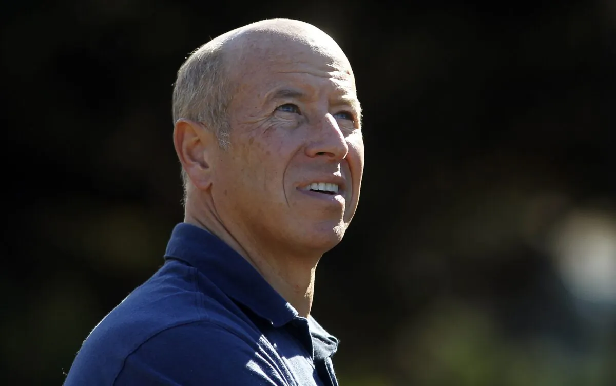 Chairman and CEO of Starwood Capital Group Barry Sternlicht, during the first round of the Pebble Beach National Pro-Am golf tournament at the Monterey Peninsula Country Club course in Pebble Beach, Calif., on Feb. 6, 2014. (Michael Fiala/Reuters)