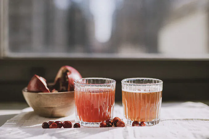 Mocktail Club makes its potables out of about a dozen ingredients, creating layered drinks as sophisticated as cocktails. (Tatsiana Moon for American Essence)