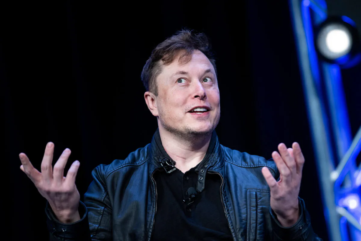 Elon Musk, founder of SpaceX, speaks during the Satellite 2020 at the Washington Convention Center in Washington on March 9, 2020. (Brendan Smialowski/AFP via Getty Images)