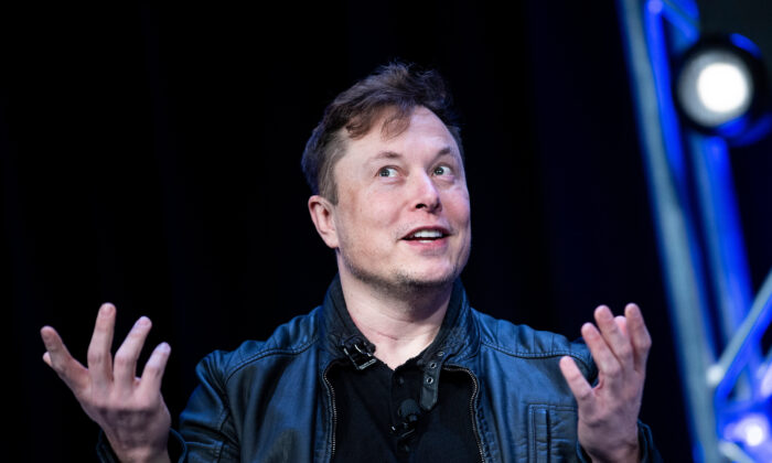 Elon Musk, founder of SpaceX, speaks during the Satellite 2020 at the Washington Convention Center in Wash., on March 9, 2020. (Brendan Smialowski/AFP via Getty Images)