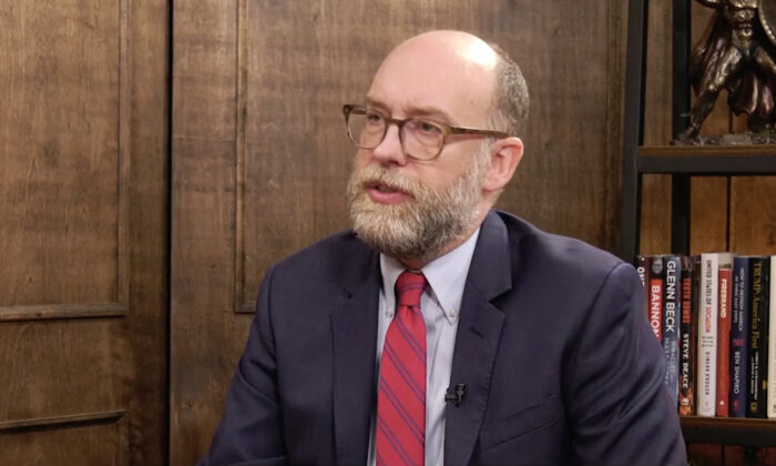 Russ Vought in an interview with NTD's "Capitol Report" broadcast on Feb. 12, 2022. (Screenshot via The Epoch Times)