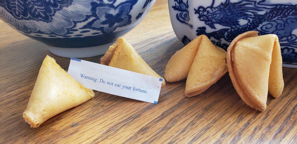 Author Anita Sherman was surprised at one of her latest fortune cookie messages. It got her thinking about these sugary folded morsels. (Anita Sherman)