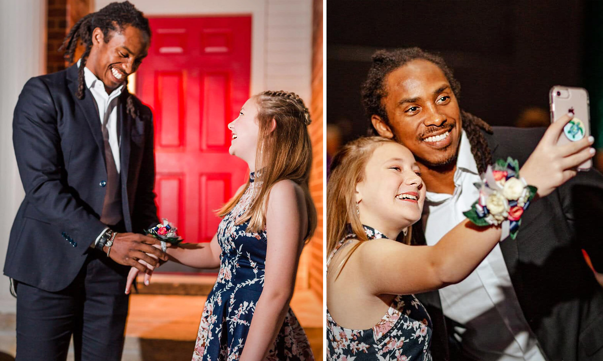 An NFL Star Took a Grieving Plugerville Girl to the Father-Daughter Dance