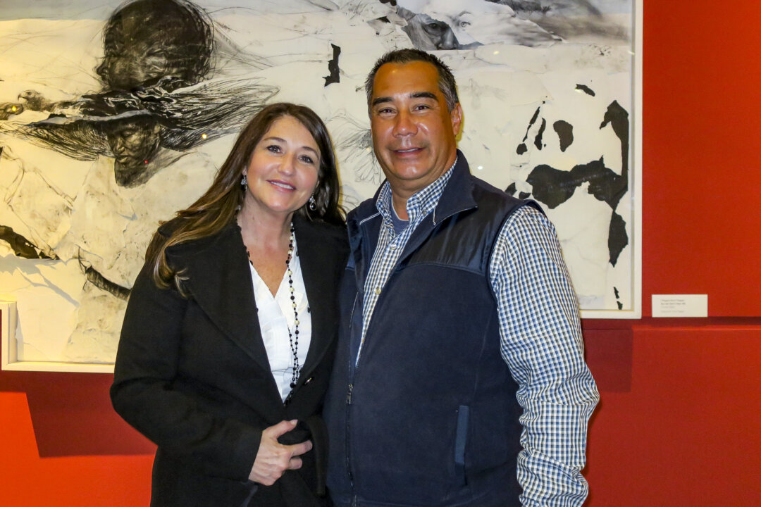 Ricky and April Richardson attend Shen Yun Performing Arts at the Koger Center for the Arts in Columbia, S.C., on Feb. 16, 2022. (Maggie Xie/The Epoch Times)