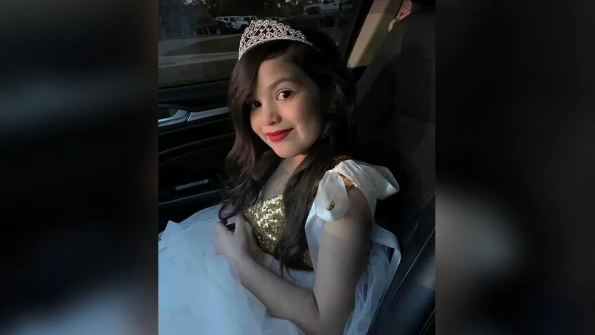 Arlene Alvarez, a 9-year-old girl who died after being mistakenly shot by a robbery victim in Houston on Feb. 15, 2022. (Courtesy of the family of Arlene Alvarez via AP)