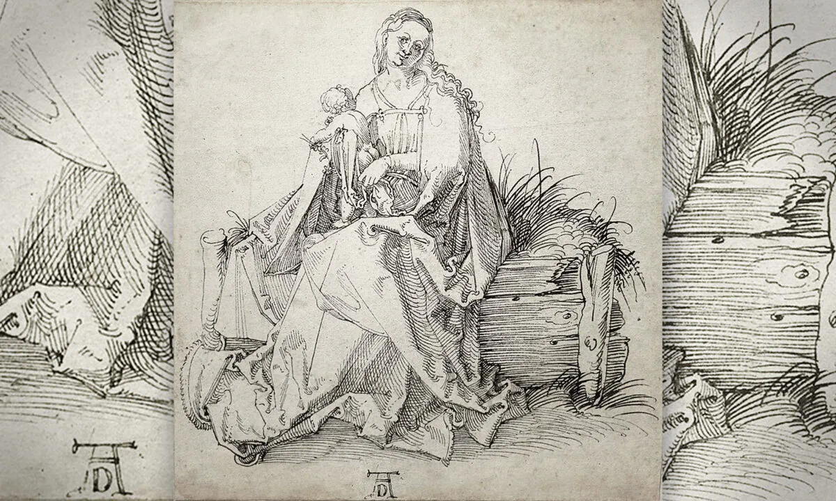 "The Virgin and Child with a Flower on a Grassy Bench" (circa 1503) by Dürer. (Public Domain)