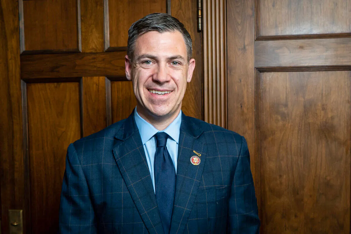 Rep. Jim Banks (R-Ind.) on Capitol Hill on March 27, 2019. (York Du/NTD)
