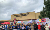 Parents and Students Protest California Schools’ Extended Mask Mandate