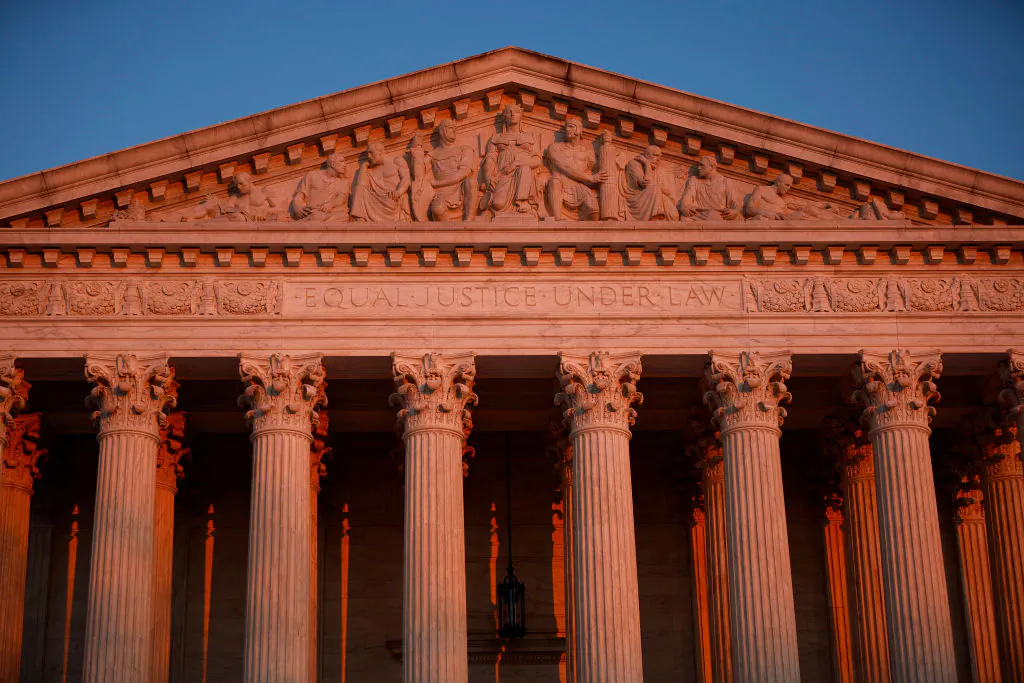 The U.S. Supreme Court building on January 26, 2022 in Washington. (Chip Somodevilla/Getty Images)