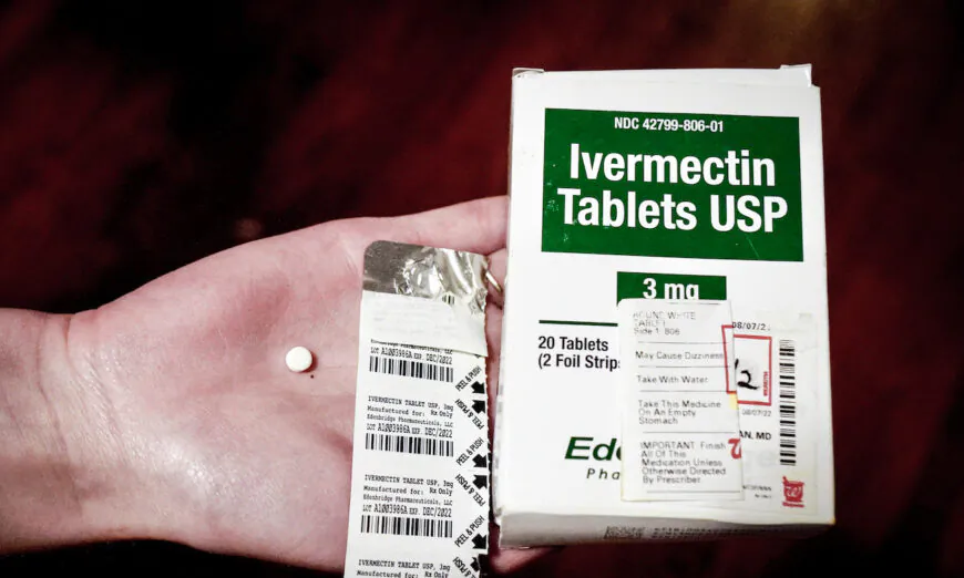 Ivermectin tablets packaged for human use. (Natasha Holt/The Epoch Times)