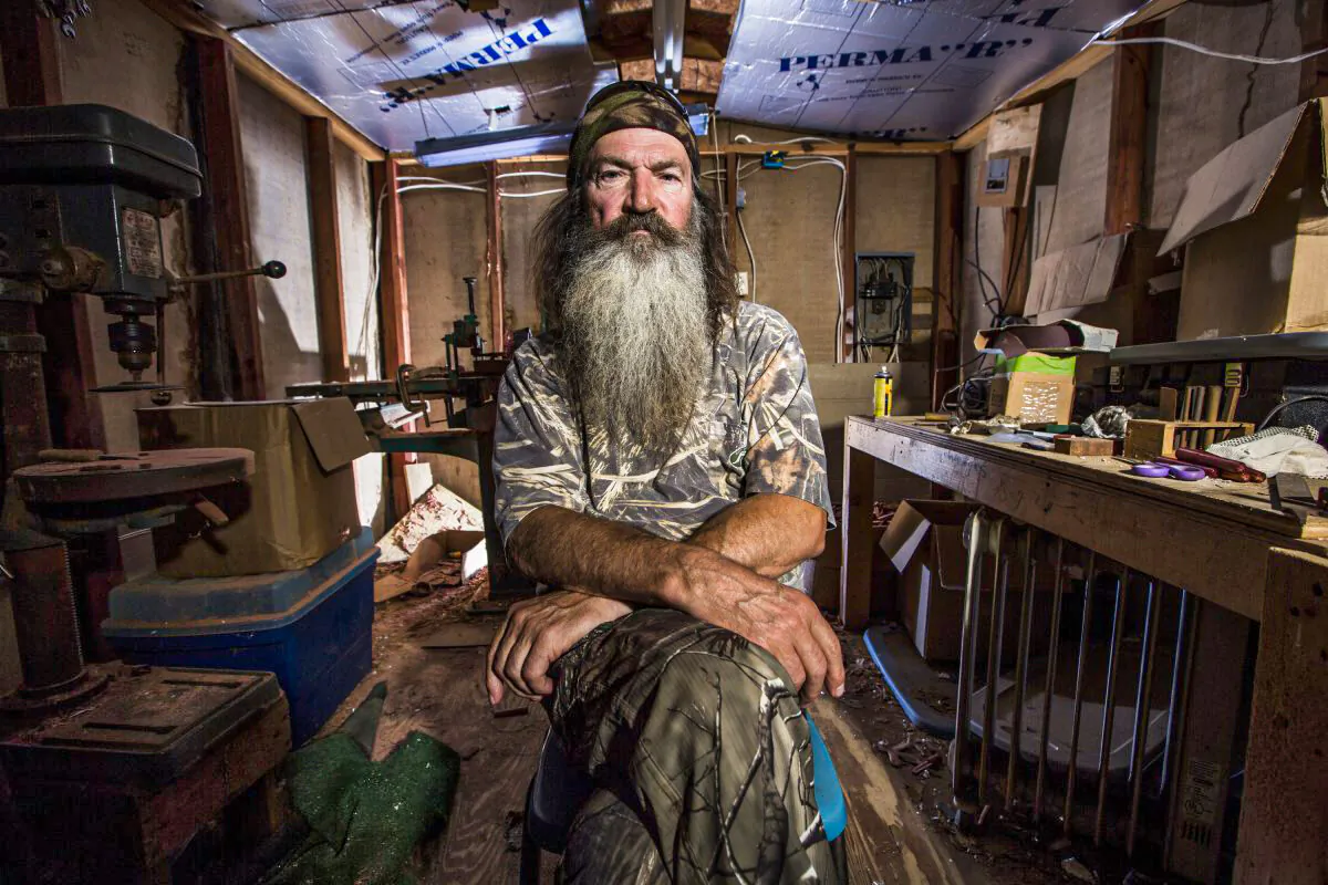 This undated image released by A&E shows Phil Robertson from the popular series "Duck Dynasty." Robertson was suspended for disparaging comments he made to GQ magazine about gay people but was reinstated by the network on Friday, Dec. 27. In a statement Friday, A&E said it decided to bring Robertson back to the reality series after discussions with the Robertson family and "numerous advocacy groups." (AP Photo/A&E,)