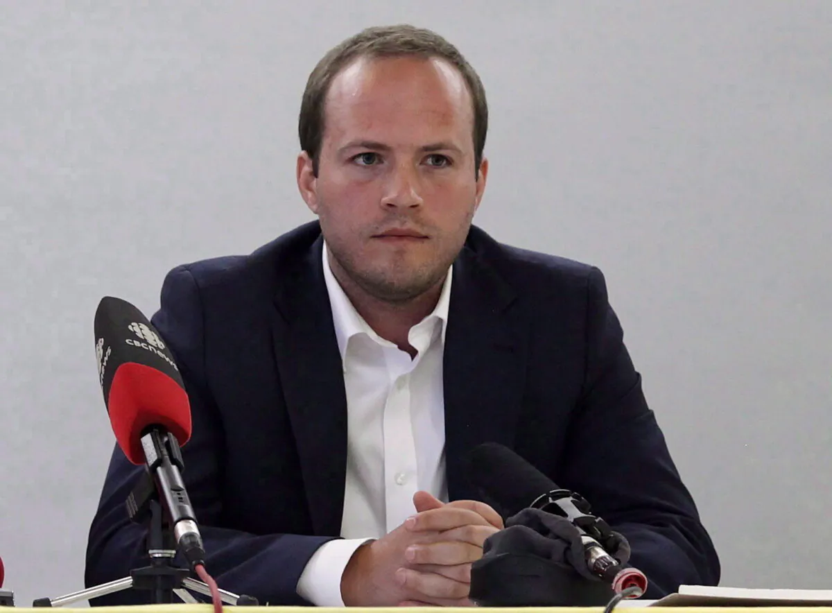 Liberal MP Nathaniel Erskine-Smith looks on during a news conference in Toronto on July 22, 2016. (Colin Perkel/The Canadian Press)