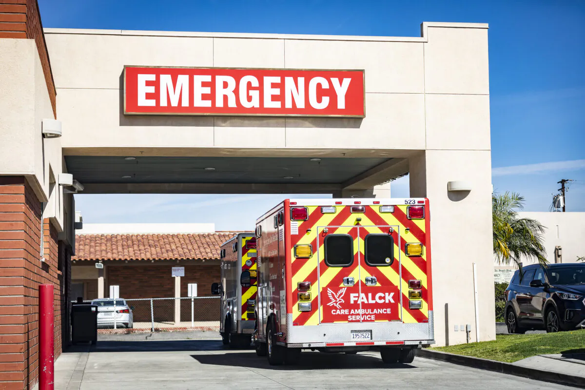 An emergency center is seen in this file photo. (John Fredricks/The Epoch Times)