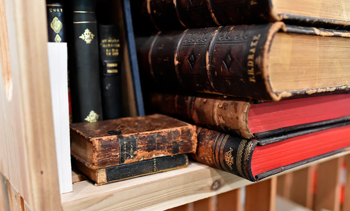 Many bookbinding methods used were developed over centuries. (Randy Litzinger)