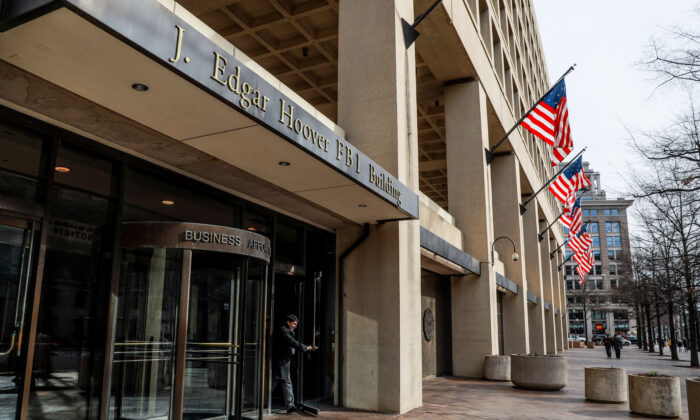 The FBI headquarters in Washington on Jan. 2, 2020. (Samira Bouaou/The Epoch Times)
