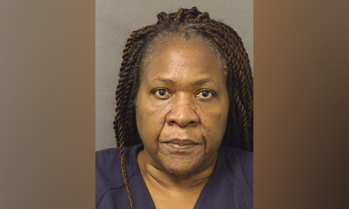 Joan Burke, 61, is seen in a booking photo. (Courtesy of Palm Beach County Sheriff's Office)