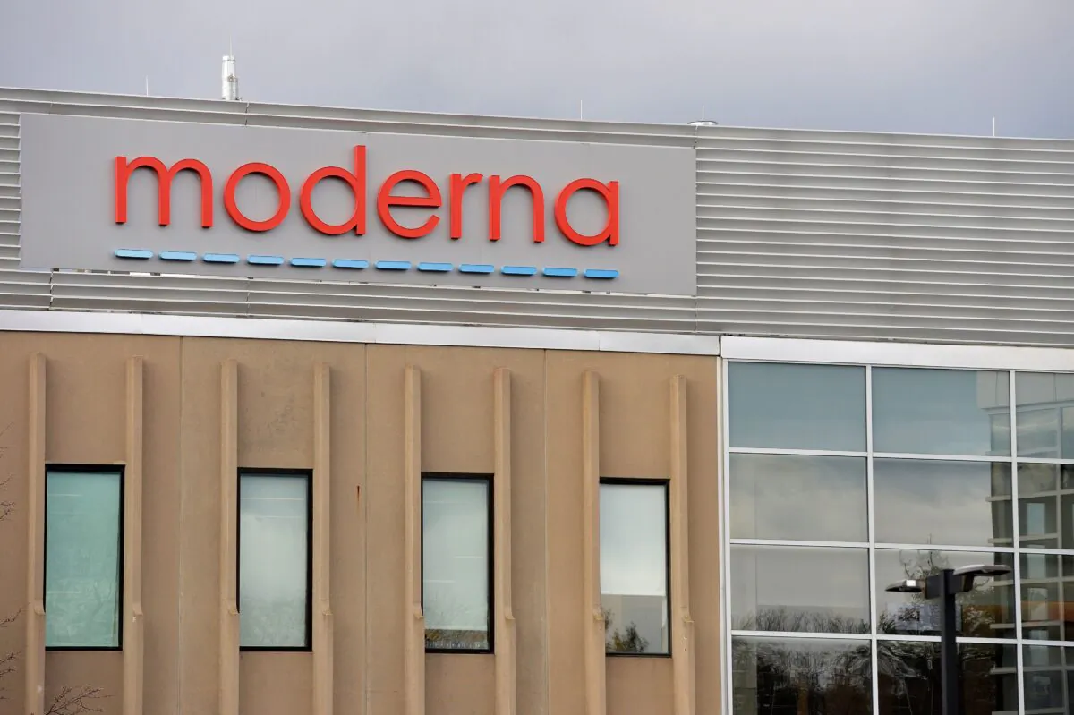 The Moderna campus in Norwood, Mass. on Dec. 2, 2020. (Joseph Prezioso/AFP via Getty Images)