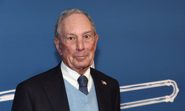 Former New York City Mayor Michael Bloomberg attends an event in New York City on Feb. 10, 2022. (Arturo Holmes/Getty Images)