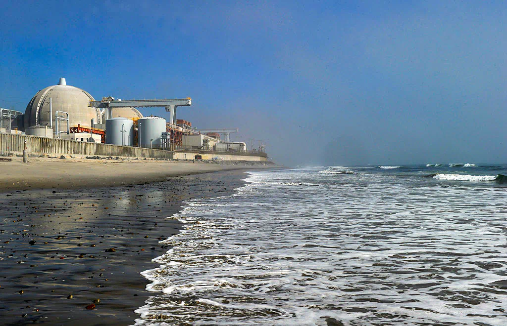 A view of the San Onofre Nuclear Power Plant in north San Diego County, Calif., on March 15, 2011. (Mark Ralston/AFP via Getty Images)