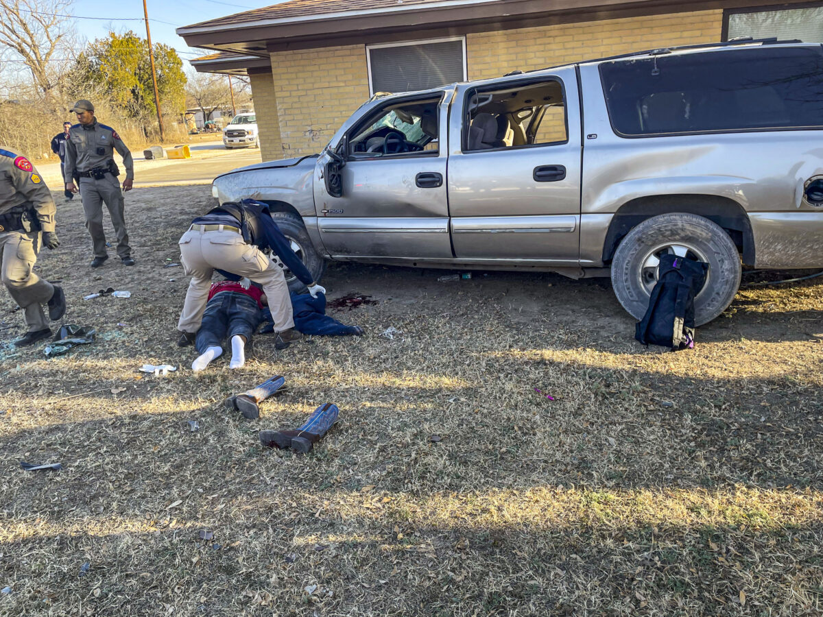 BRACKETTVILLE, Texas—Katherine Vasquez is thanking her lucky stars.  Almost home after a morning walk with her dog, she ...