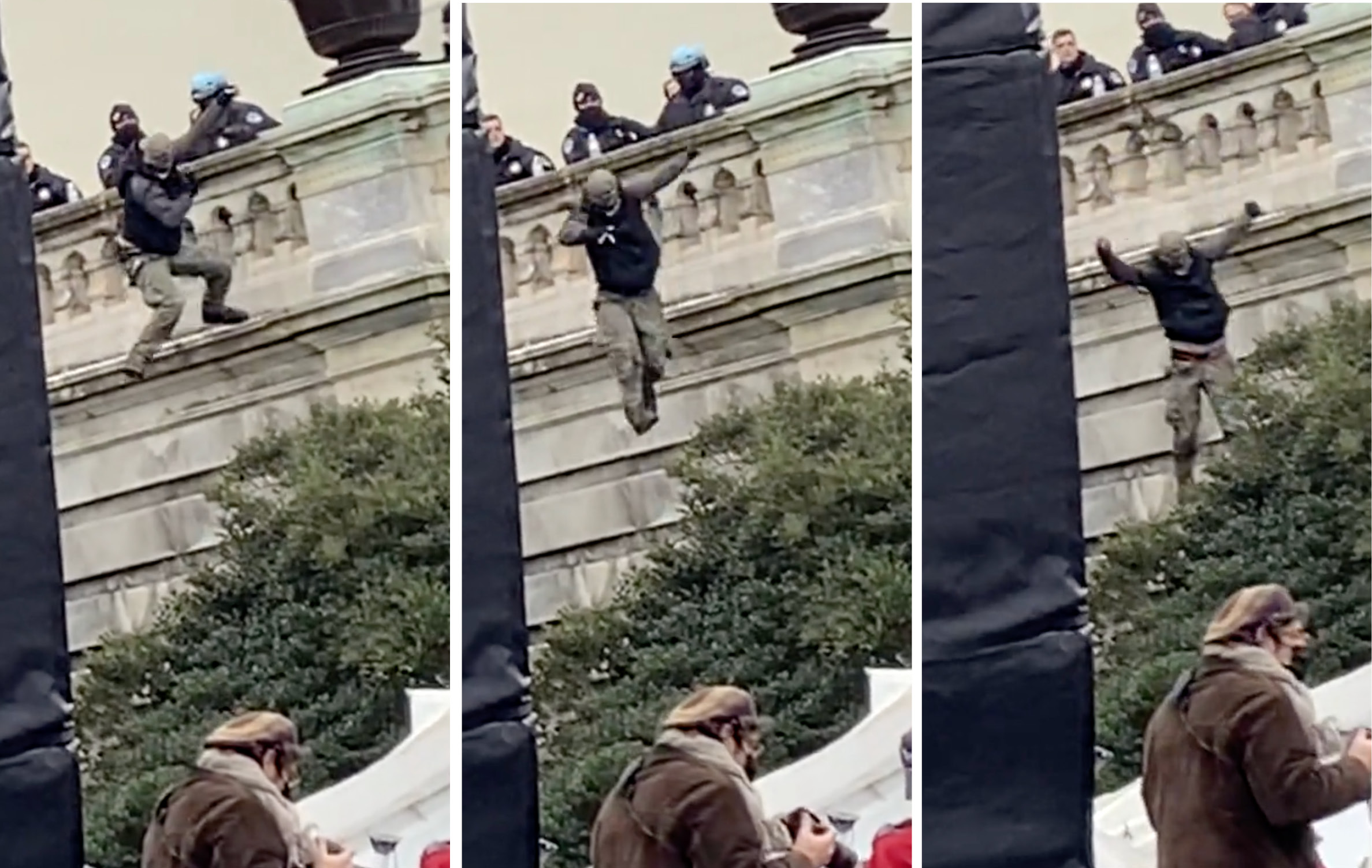 Protester Allegedly Shoved Off Ledge by Officer on Jan. 6 Comes Forward, Plans to Sue Police - Vimarsana News