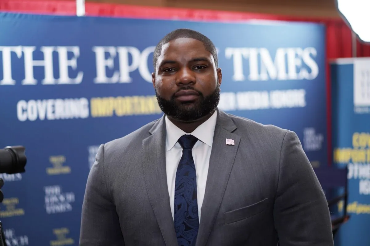 Rep. Byron Donalds (R-Fla.) at Conservative Political Action Conference in Orlanda, Florida. (Tal Atzmon/The Epoch Times)