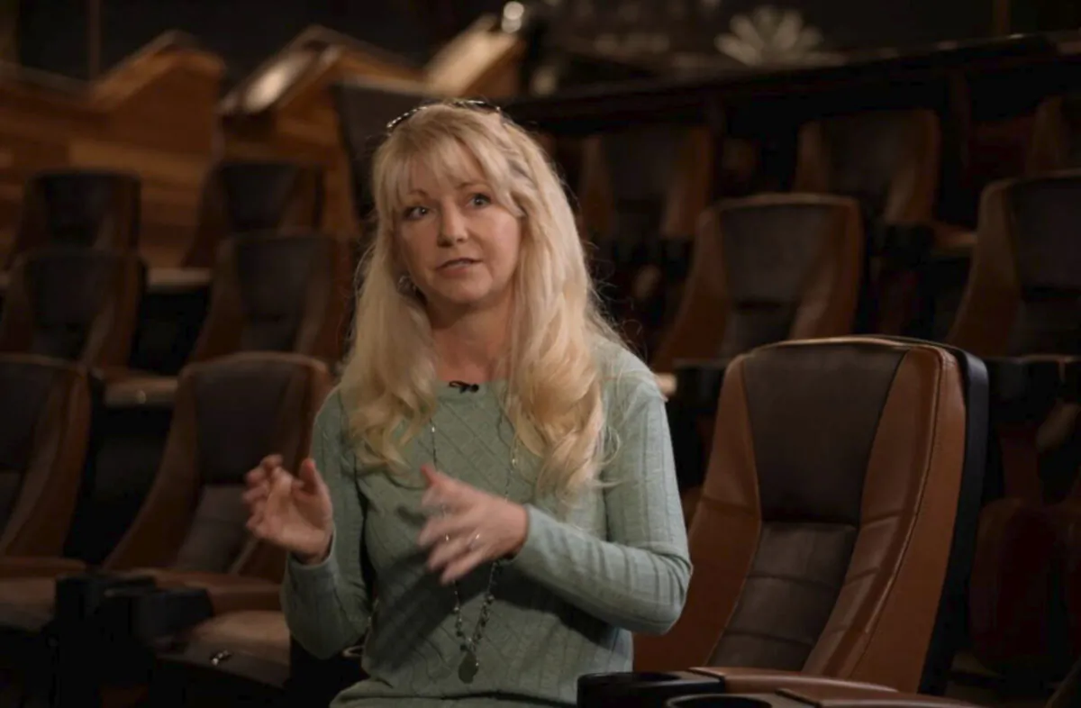 Tammy Lane, director of the feature film “Washington’s Armor .“ (Crossroads/Screenshot via The Epoch Times)