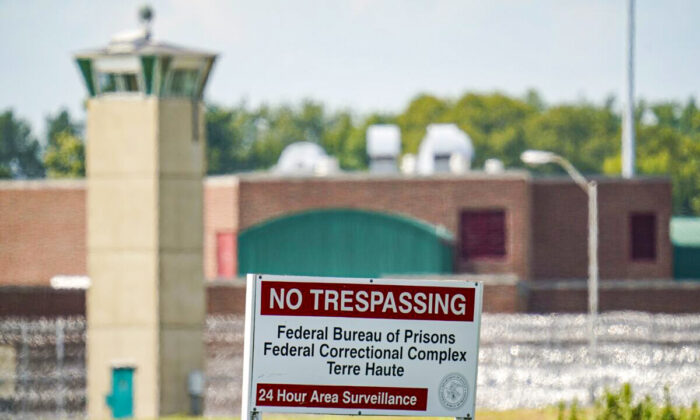 The federal prison complex in Terre Haute, Ind., is shown on Aug. 26, 2020. (Michael Conroy/AP Photo)