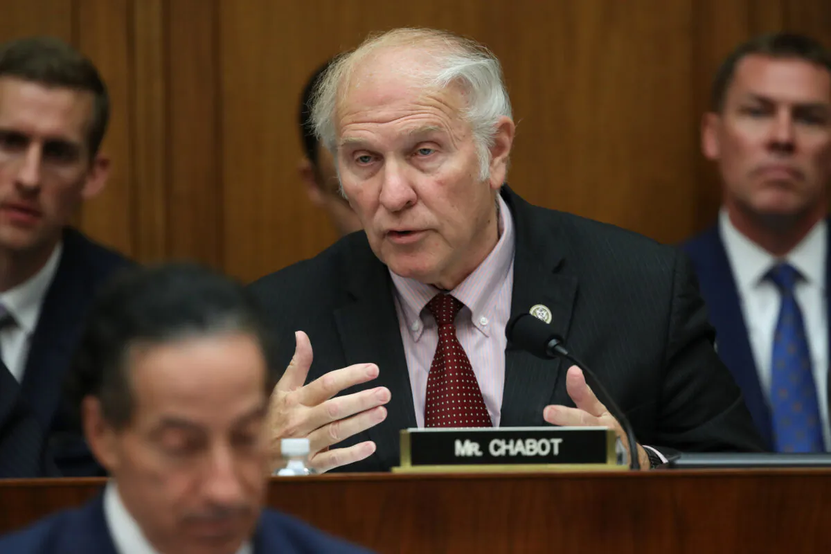 House Judiciary Committee member Rep. Steve Chabot (R-Ohio) questions former Special Counsel Robert Mueller as he testifies before the House Judiciary Committee about his report on Russian interference in the 2016 presidential election in the Rayburn House Office Building in Washington, on July 24, 2019. (Win McNamee/Getty Images)