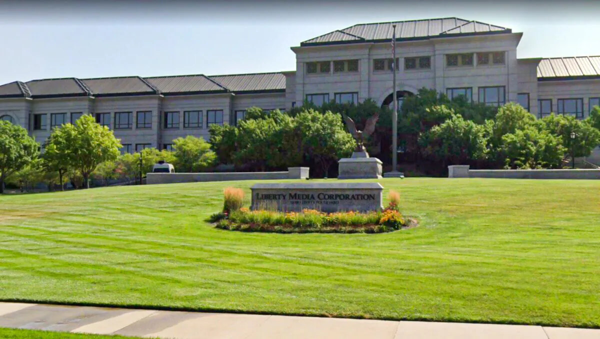 Headquarters of Liberty Media Corporation in Englewood, Colo., in August 2021. (Google Maps/Screenshot via The Epoch Times)