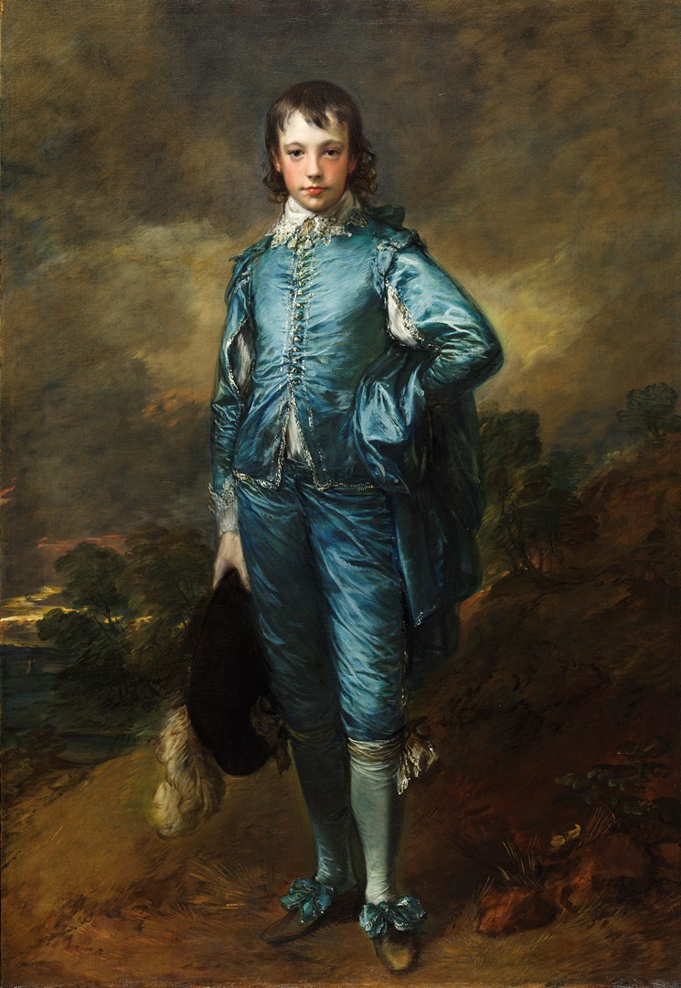 "The Blue Boy," 1770, by Thomas Gainsborough. Oil on canvas; 70 inches by 44 inches. The Huntington Library, Art Museum, and Botanical Gardens San Marino, California. (Courtesy of the Huntington Art Museum, San Marino, California)