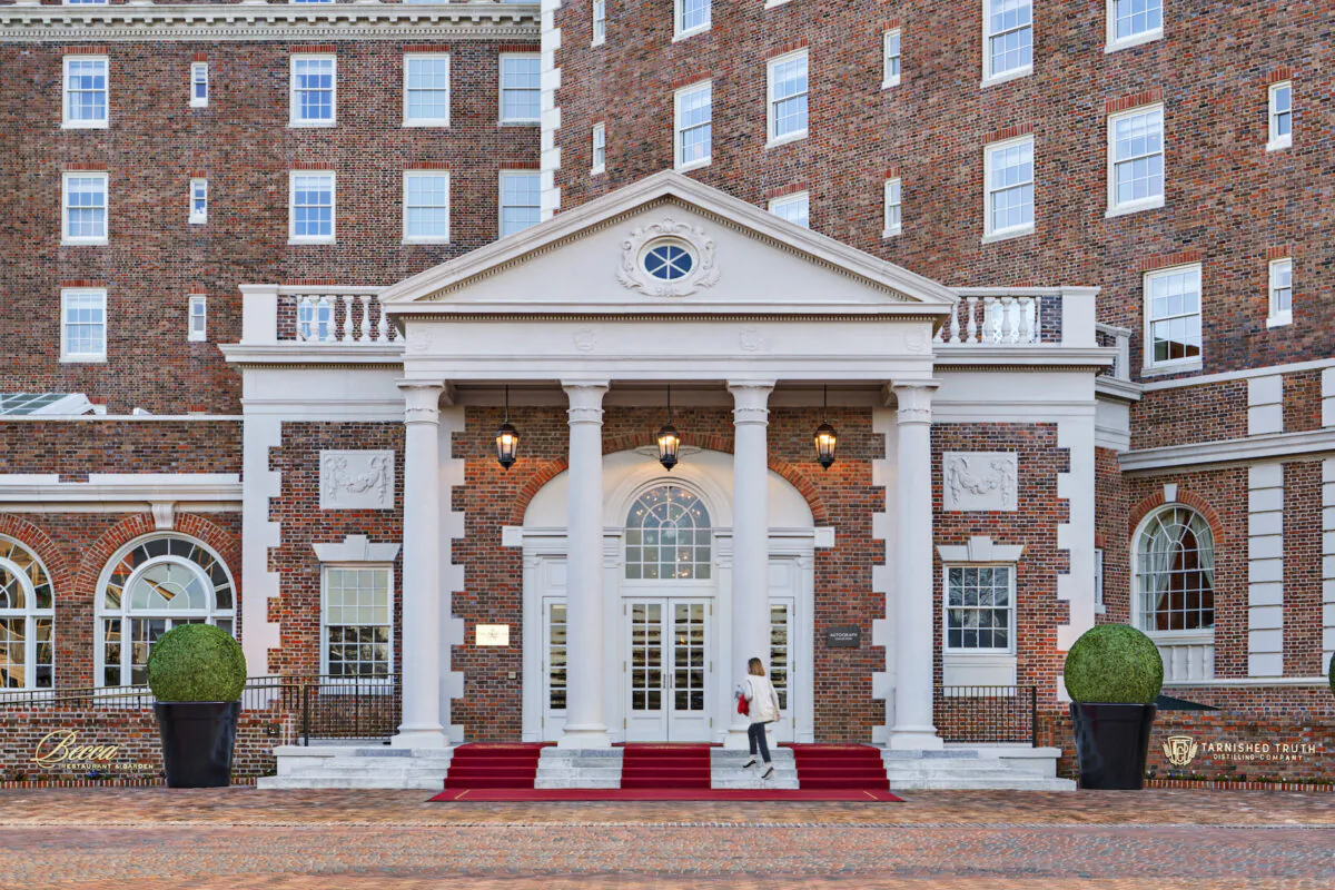 The stately architecture of the Cavalier Hotel. It first opened in 1927. (Courtesy of the Cavalier Hotel)