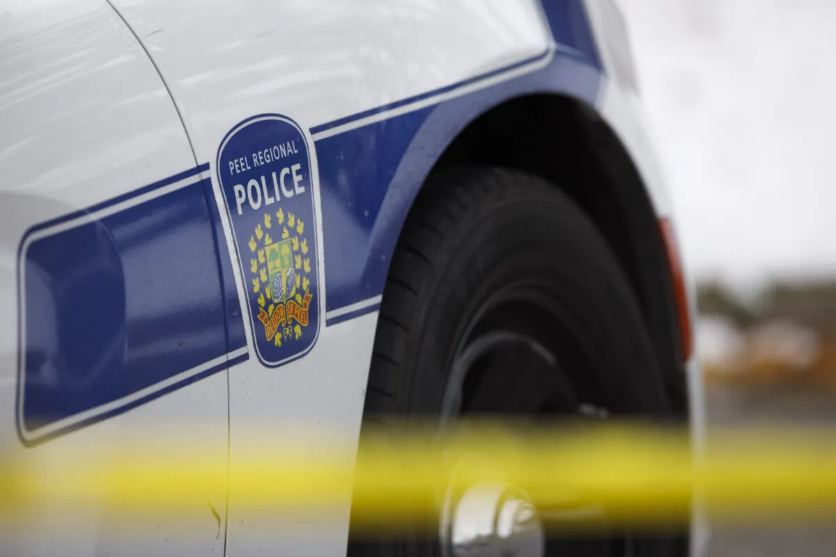 A Peel Regional Police car in Brampton, Ont. on Nov. 7, 2019. (The Canadian Press/Cole Burston)