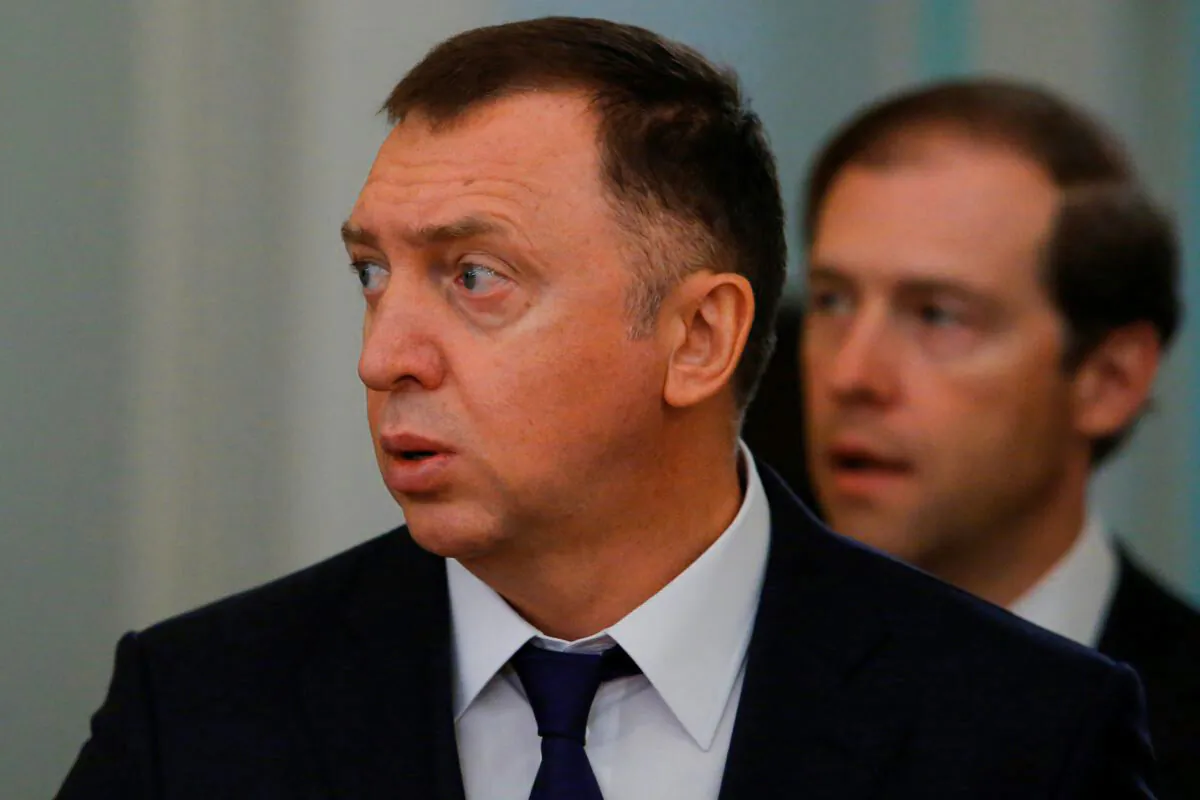 Russian aluminium tycoon Oleg Deripaska in Moscow on June 22, 2018. (Reuters/Sergei Karpukhin)
