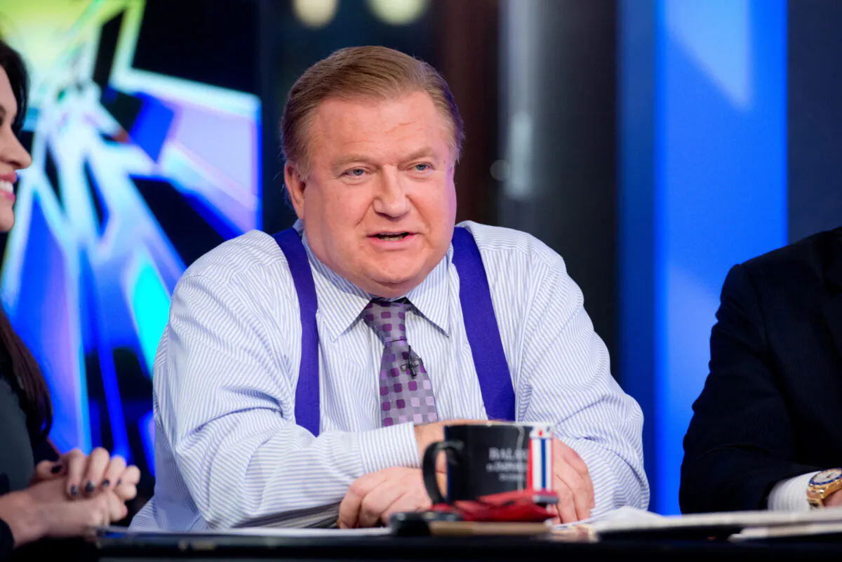 Co-host Bob Beckel attends Fox News’ “The Five” at Fox Studios on Feb. 26, 2014, in New York City. Beckel, who ran Walter Mondale’s 1984 presidential campaign and co-hosted more than 700 episodes of “The Five,” has died. He was 73. (Noam Galai/Getty Images)