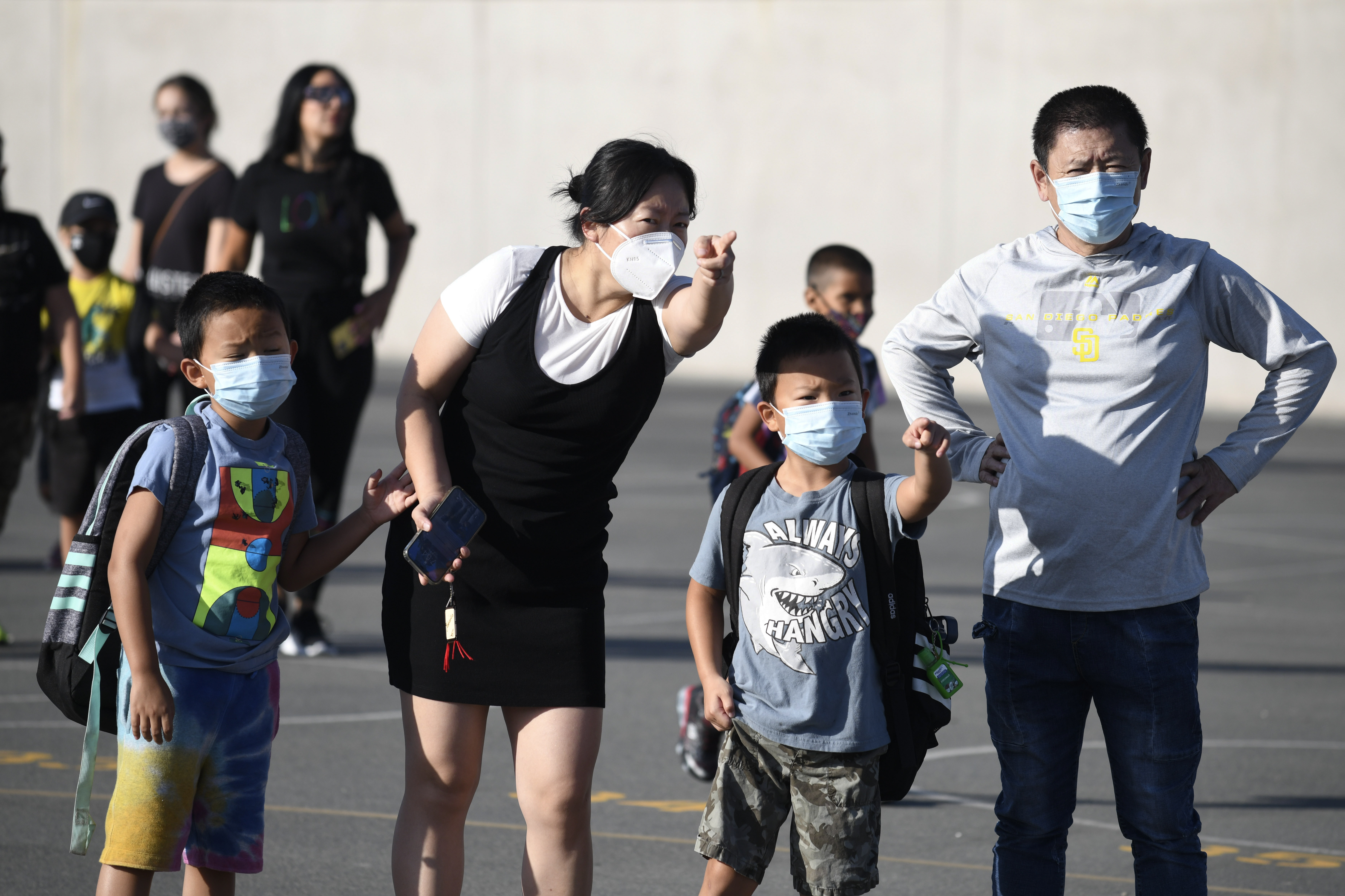 Calif masked parents