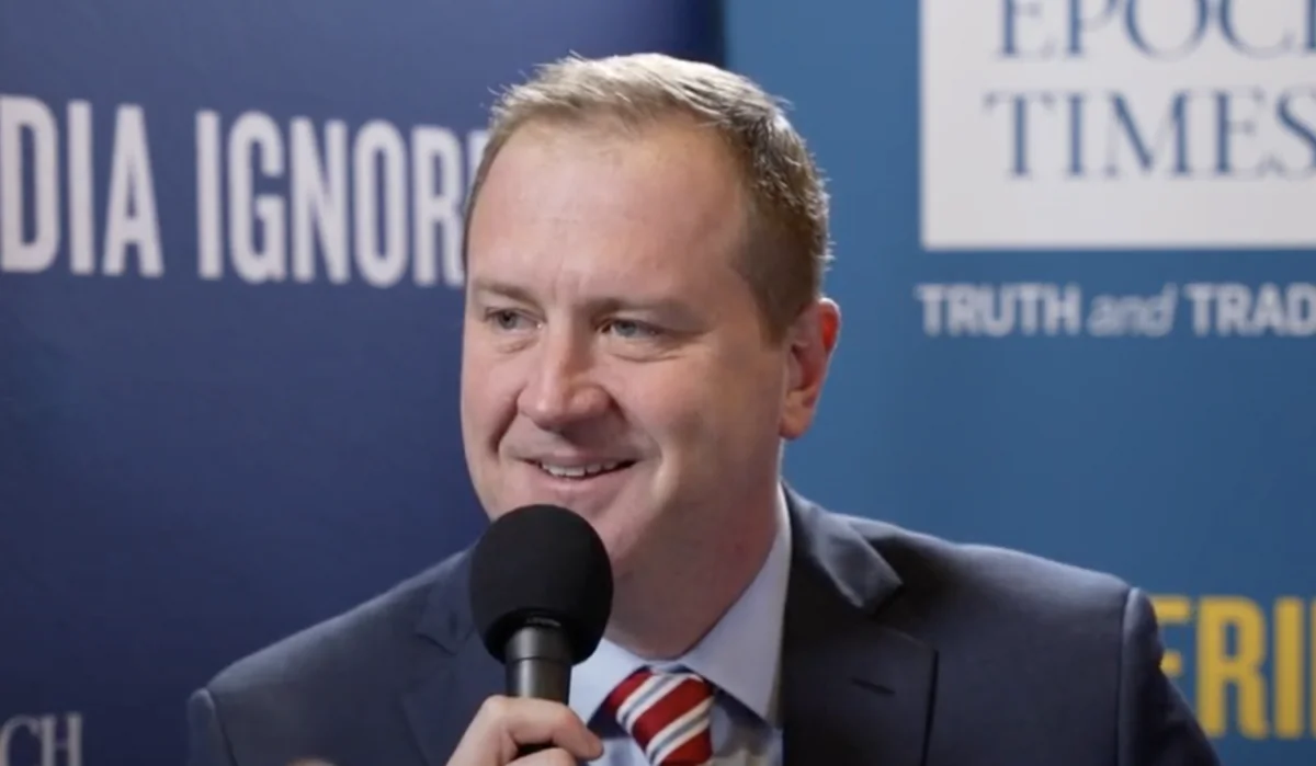 Attorney General Eric Schmitt during Epoch Times Interview, March 1, 2022