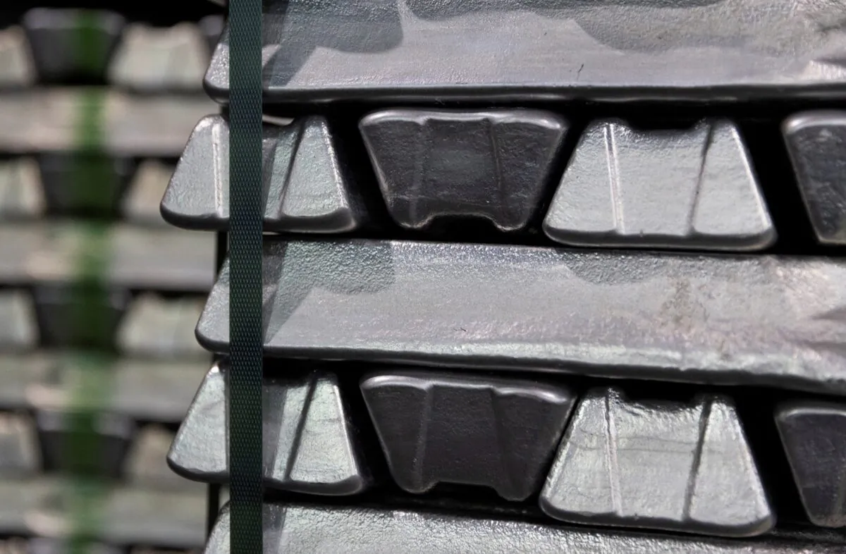 Aluminium blocks are seen in Wagner Automotiv industry in Gradacac, Bosnia and Herzegovina on Feb. 8, 2022. (Dado Ruvic/Illustration/Reuters)