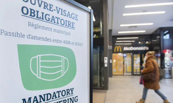 Quebec to Relax Masking Mandate in April, End Other Measures Early