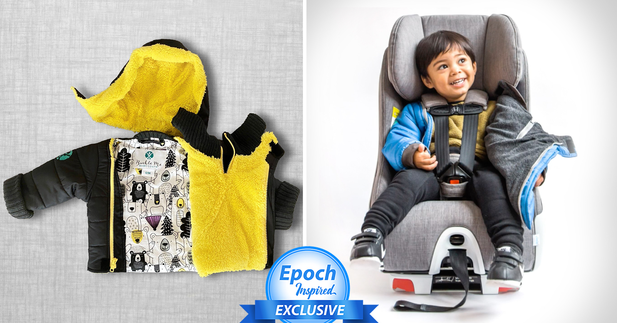 Mom’s Innovative Car Seat Coats for Kids Make Winter Rides Safer and