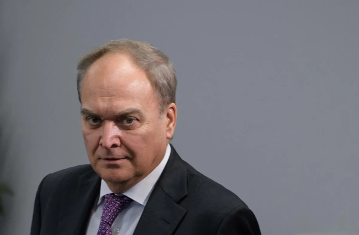 Anatoly Antonov, the Russian ambassador to the United States, arrives for an event in Washington, in a file image. (Mandel Ngan/AFP via Getty Images)