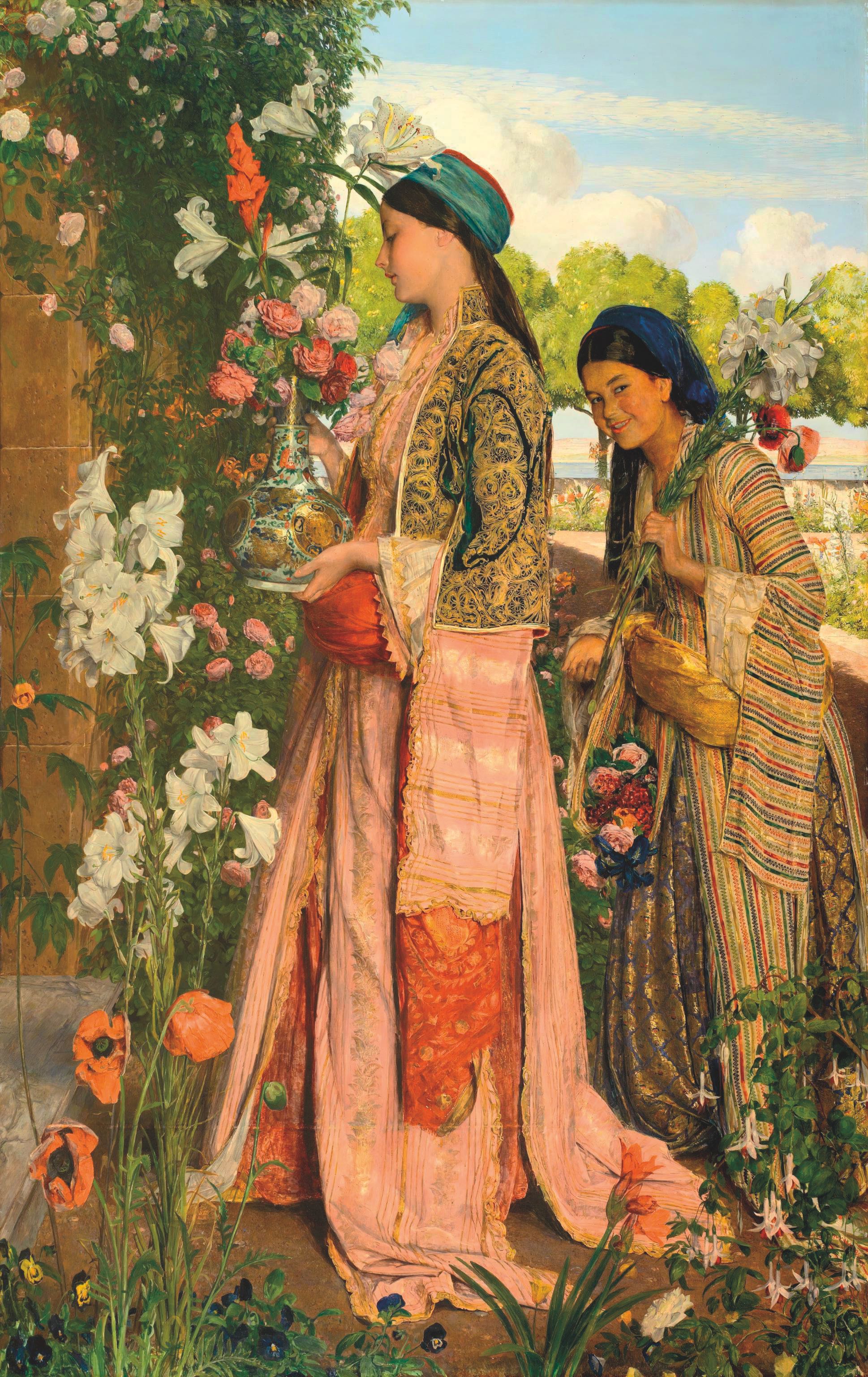 Lilium Auratum, 1871, by John Frederick Lewis