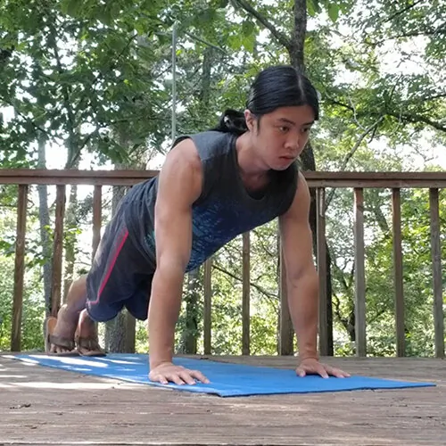 Push ups are a great way to get back into shape, and improve functional strength. (Shutterstock)