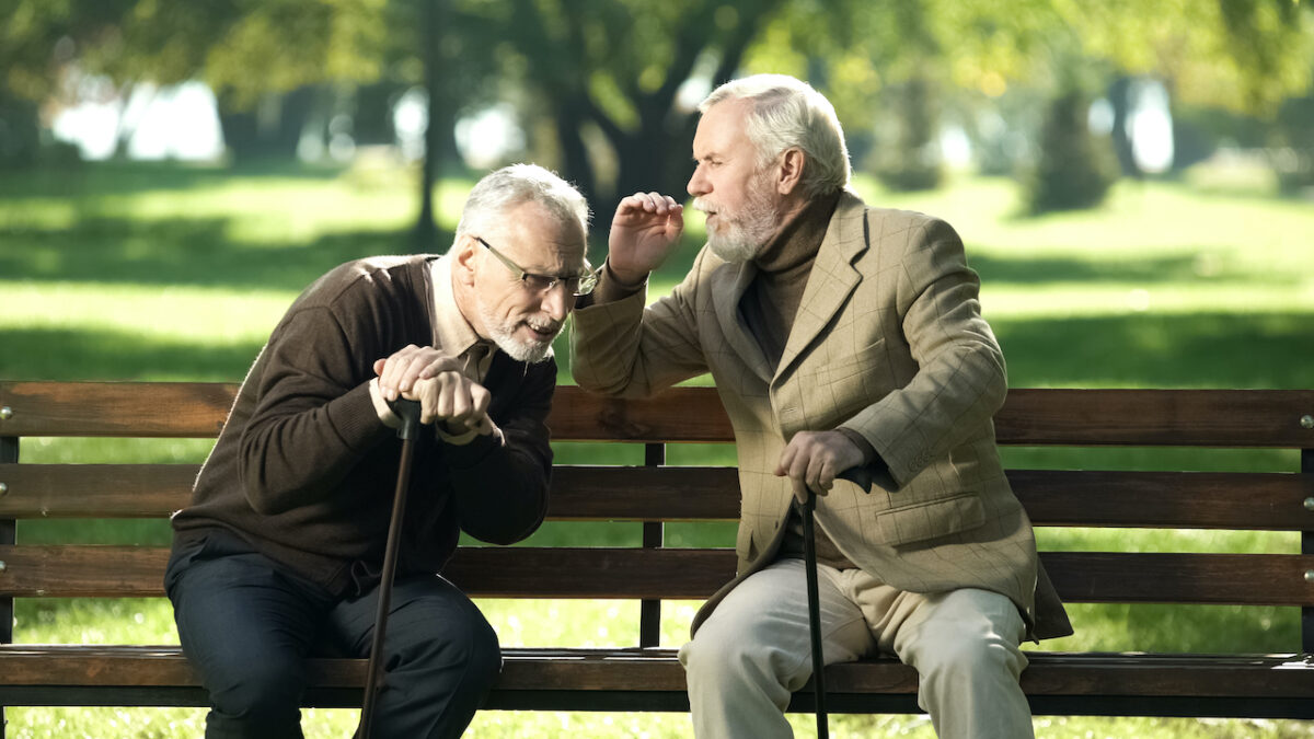 Hearing loss is gradual and often imperceptible. But when you get it back all at once, with the help of hearing aids, you realize what was lost. (Motortion Films/Shutterstock)