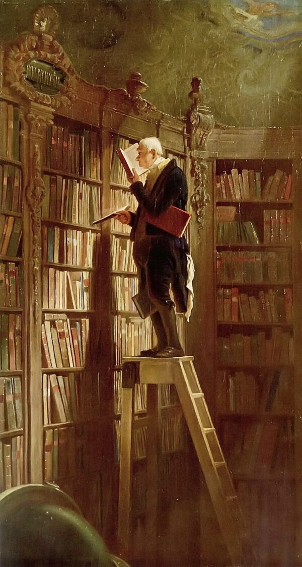 The bookworm by Carl_Spitzweg