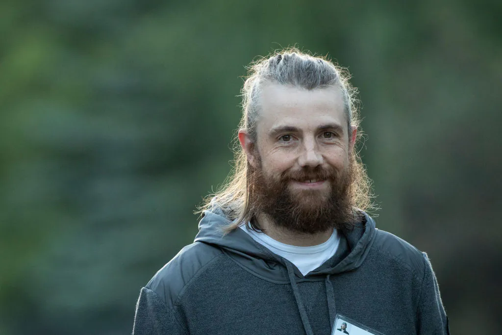 Mike Cannon-Brookes, chief executive officer of Atlassian, attends the annual Allen and Company Sun Valley Conference, in Sun Valley, Idaho, USA, on July 11, 2019. (Drew Angerer/Getty Images)