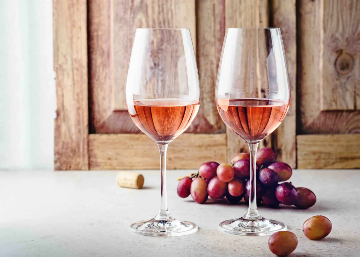 Rose can be made from almost any red wine grape. The movement toward pink wine began about 2008. (Nataliia Sirobaba/Shutterstock)