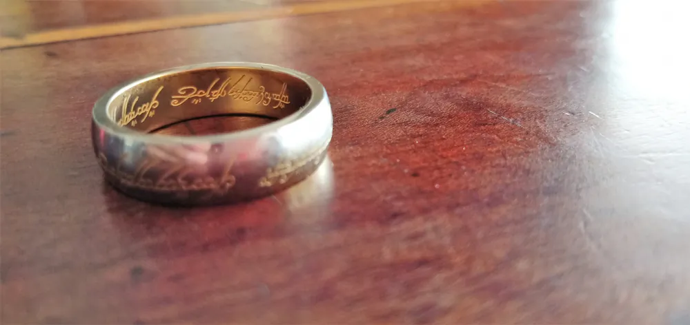 The One Ring, a replica from “The Lord of The Rings” trilogy.
(Yudi Angga Kristanu/Shutterstock)
