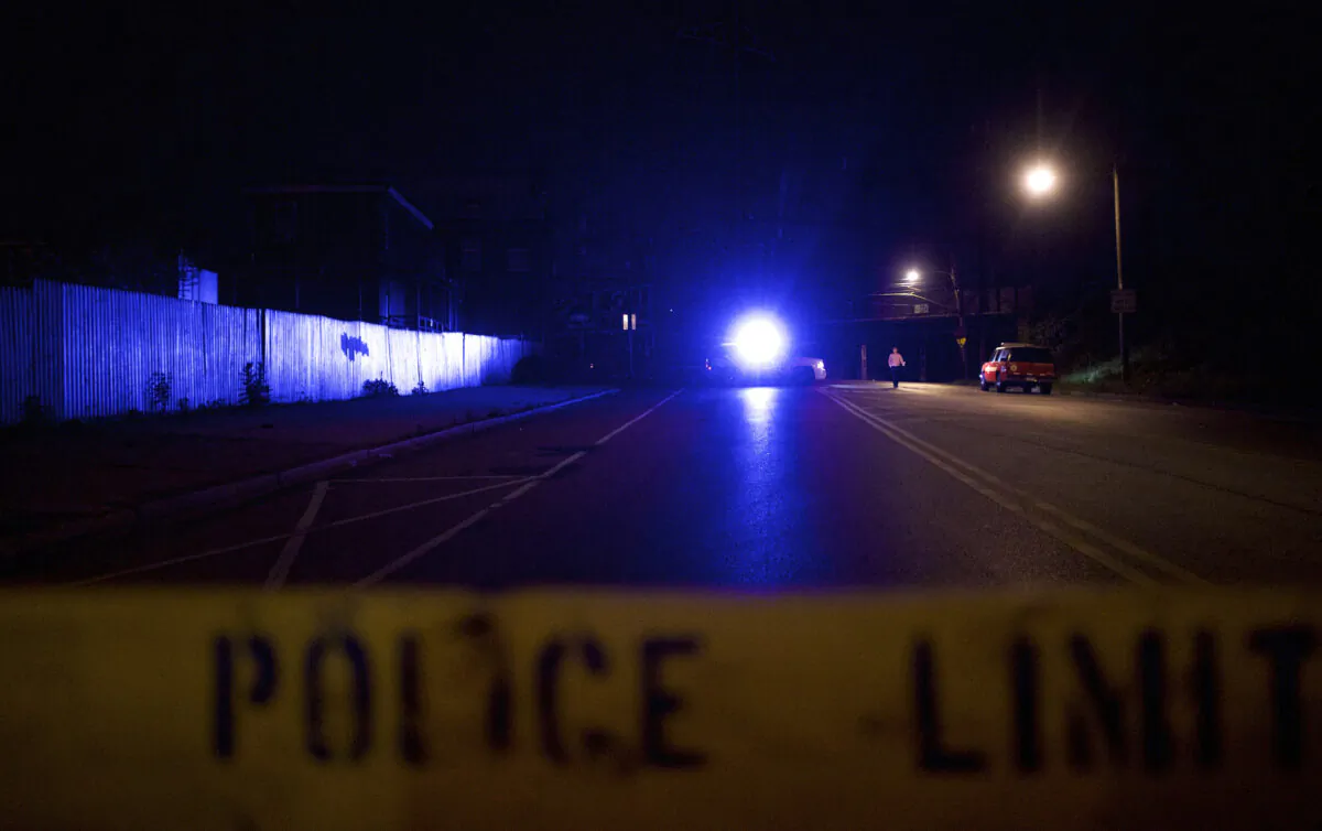 Police tape in a file photo. (Mark Makela/Getty Images)